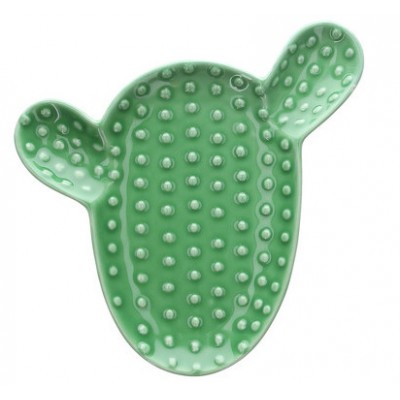 Сервировочная тарелка Cactus Dark Relief Pachy 20х21х2 см